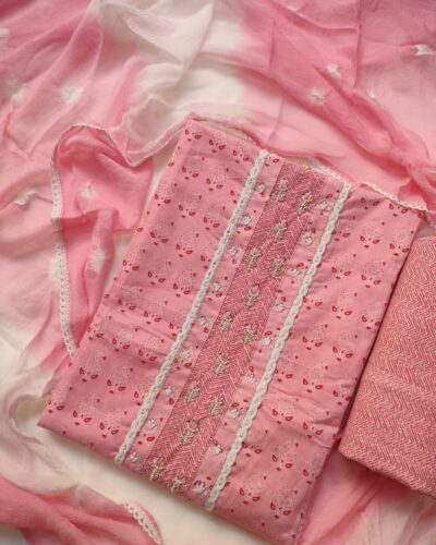 Women’s Cotton Unstitched Dress Material